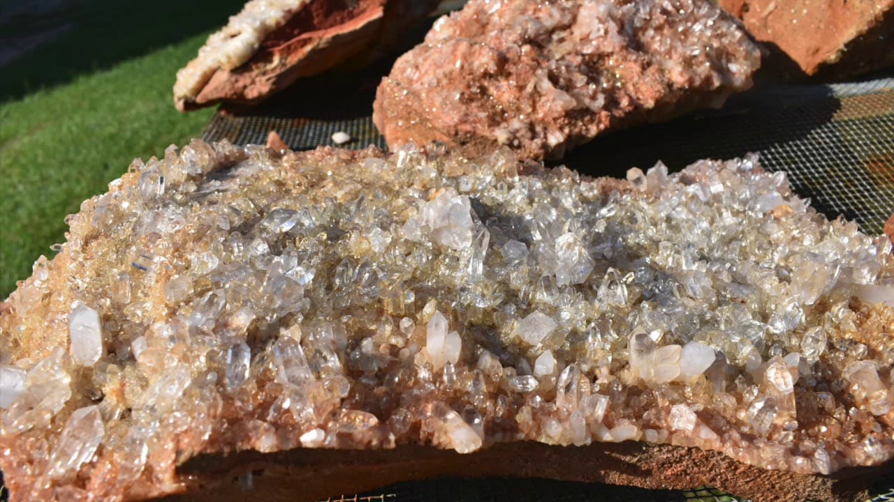Mount Ida Arkansas quartz crystals